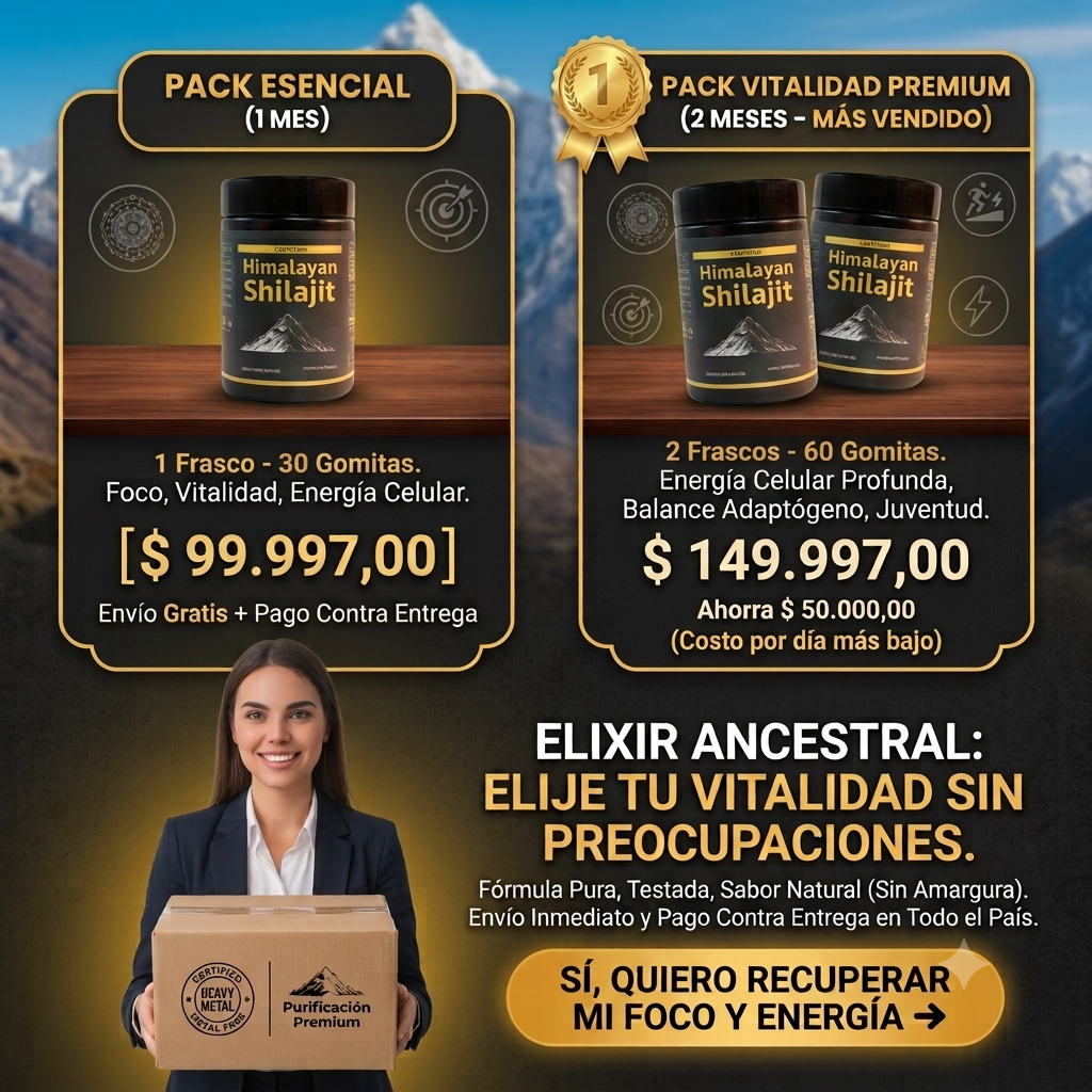 Shilajit Vital Gummies - Energía Ancestral en Cada Bocado